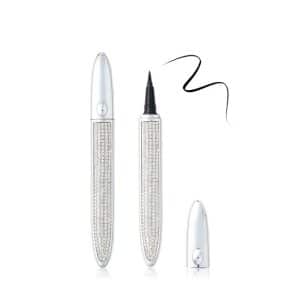 Upgraded 2 in 1 Eye Liner Glue Pen Diamond Bling Glitter Liquid Eyeliner