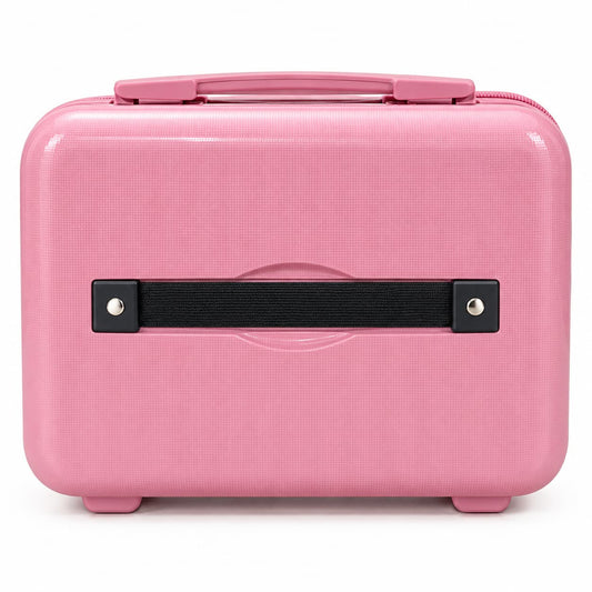 SUMMIT 1986 Hard Shell Makeup Vanity Case with Lock – Travel Cosmetic Organizer Bag