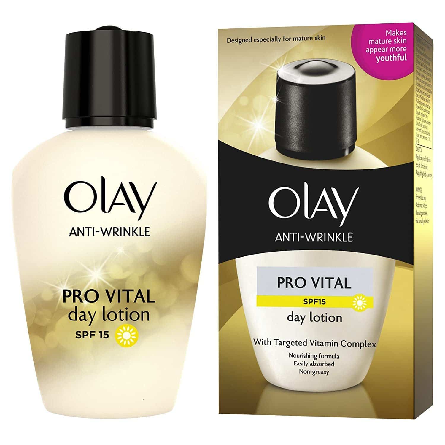 Olay SPF15 Anti-Wrinkle, Anti-Ageing Moisturiser Day Lotion, 100ml