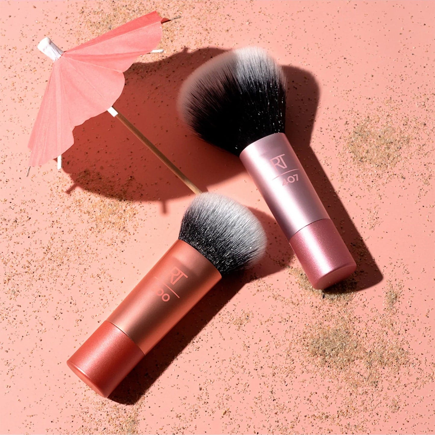 Buy Real Techniques mini Brush Duo for foundation + blush price online in pakistan
