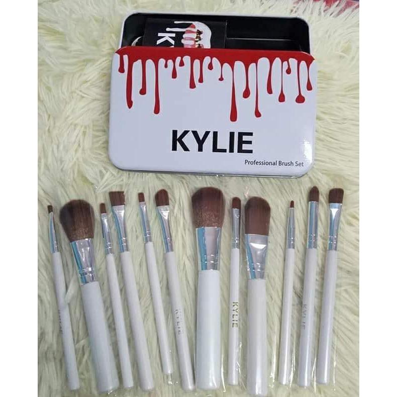 KYLIE 12-PIECE SET PROFESSIONAL MAKEUP BRUSHES SET