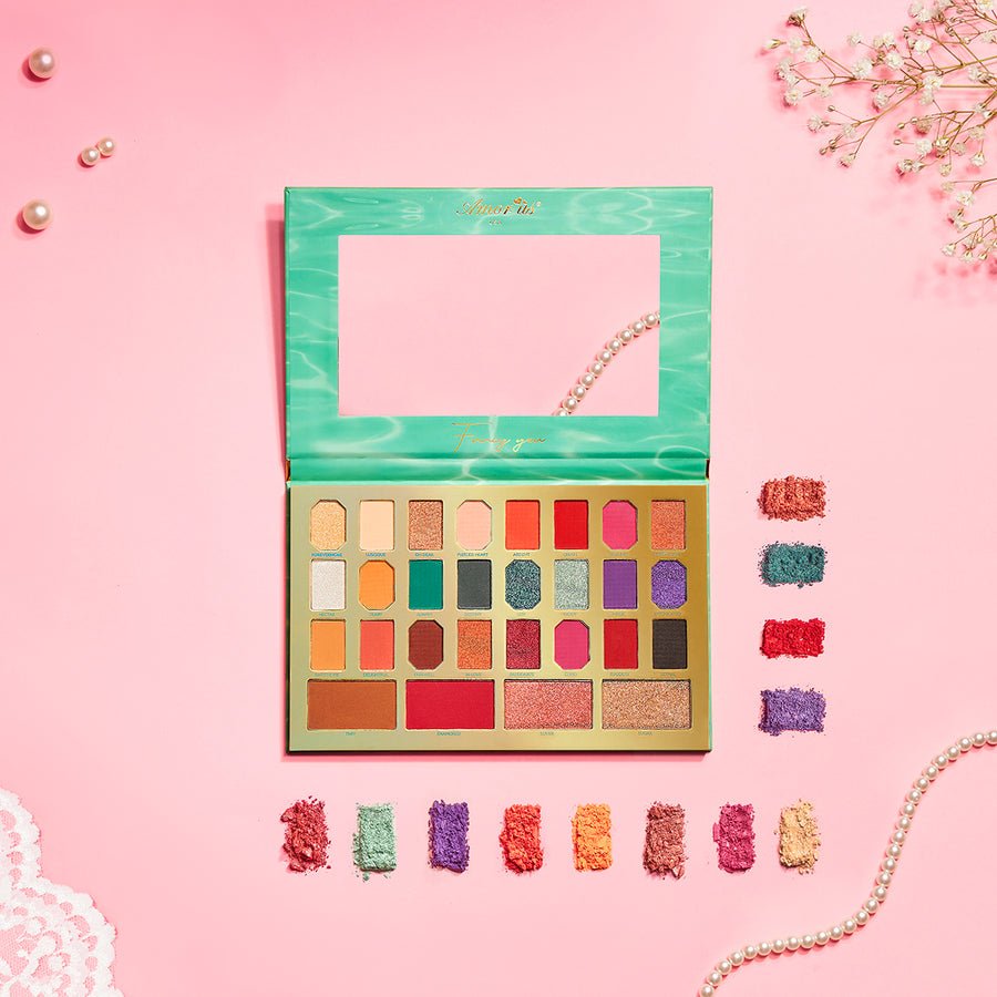 Amorus Fancy You Pressed Pigment Palette 28 eyeshadows - Lotshop.pk