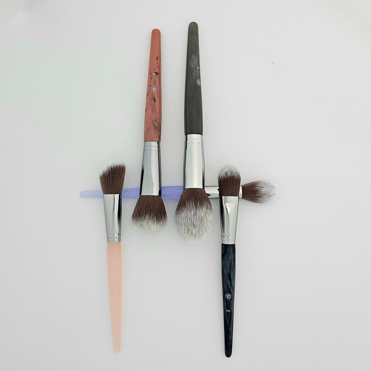 BH Cosmetics Crystal Zodiac Face Makeup Brushes Set 5pcs - Lotshop.pk