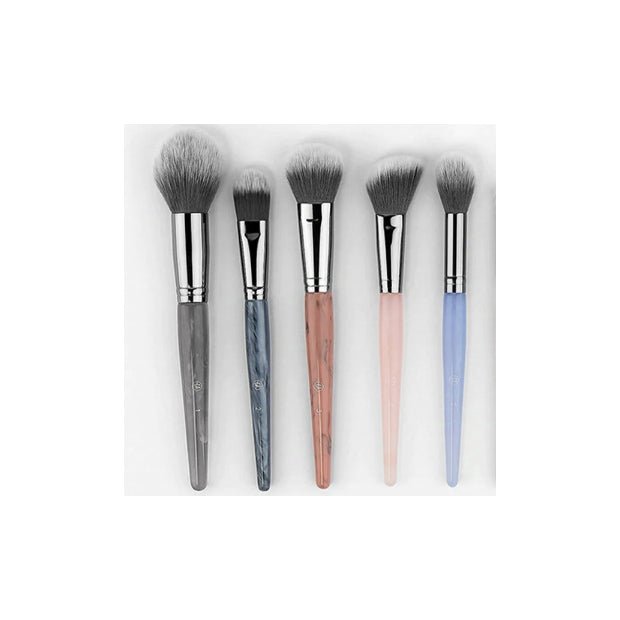BH Cosmetics Crystal Zodiac Face Makeup Brushes Set 5pcs - Precision for Flawless Beauty - Lotshop.pk