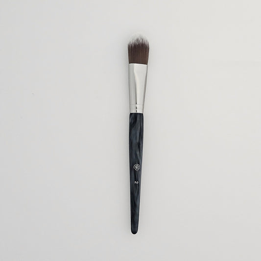 BH Cosmetics Makeup Brush #2 – Precision Foundation & Concealer Makeup Brush - Lotshop.pk