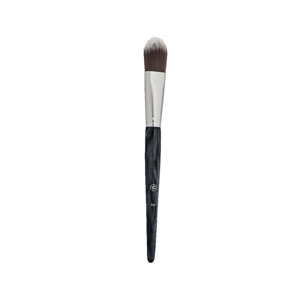 BH Cosmetics Makeup Brush #2 – Precision Foundation & Concealer Makeup Brush - Lotshop.pk