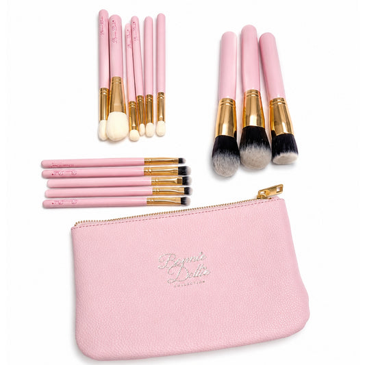 Professional Makeup Brush Kit with Pink Pouch – Affordable Price in Pakistan