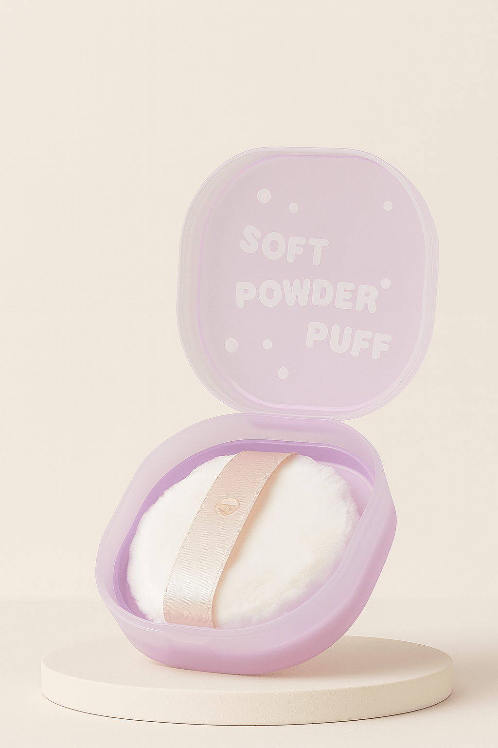 CHIOTURE Soft Powder Puff with Travel Case – For Smooth & Even Powder Application - Lotshop.pk