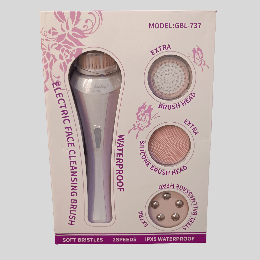 Electric Face Cleansing Brush GBL - 737 – Waterproof 2 - Speed Skincare Tool - Lotshop.pk