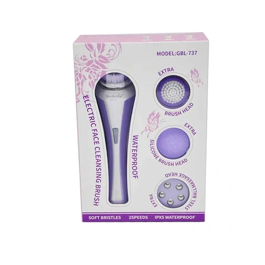 Electric Face Cleansing Brush GBL - 737 – Waterproof 2 - Speed Skincare Tool - Lotshop.pk