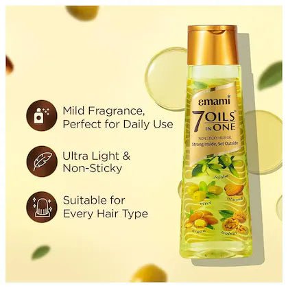 Emami 7 Oils in One Non - Sticky Hair Oil | Lotshop.pk - Lotshop.pk
