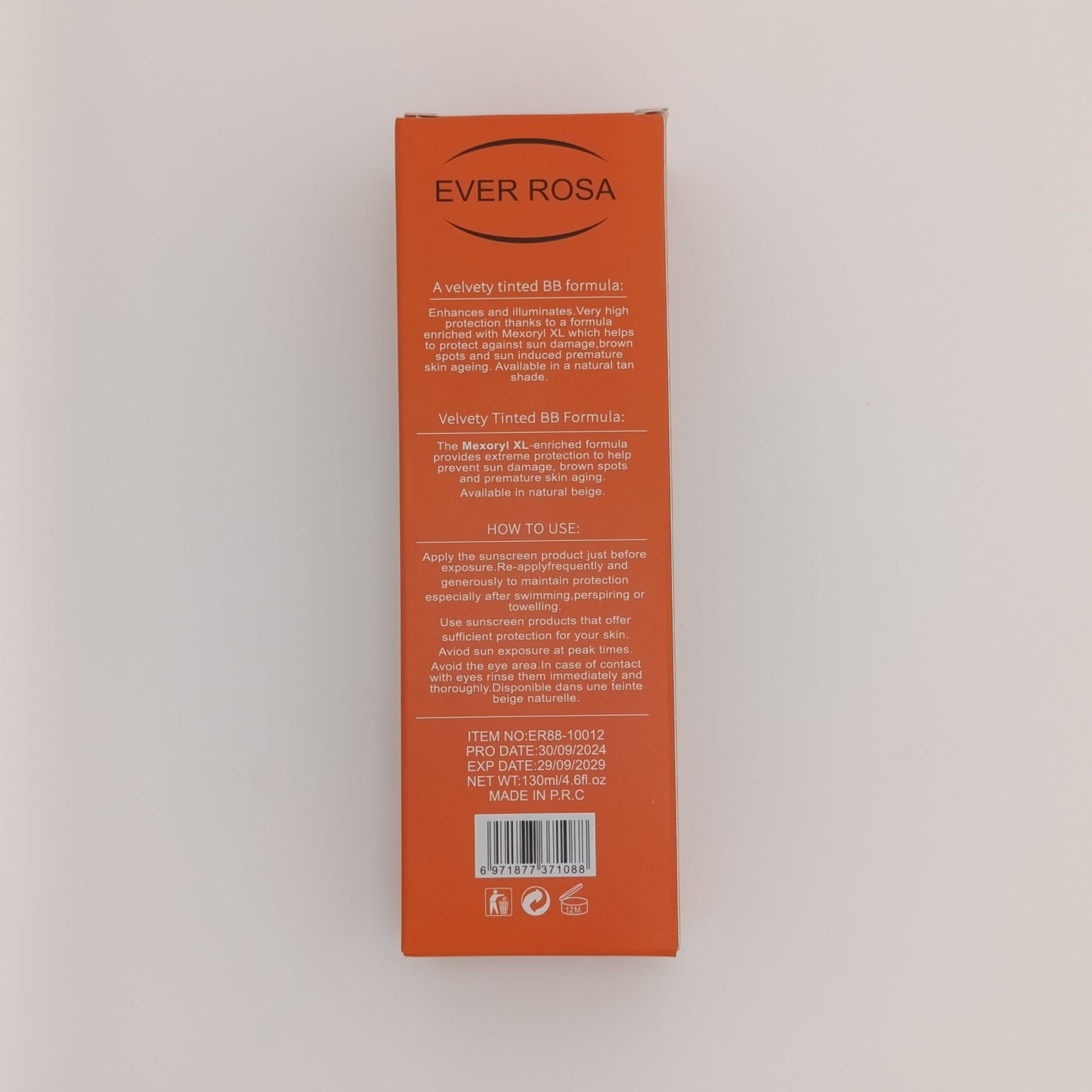 Ever Rosa VIP Sun Cream SPF 60+ PA+++ – High Protection for Sensitive Skin 130ml - Lotshop.pk