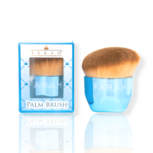 F.A.R.A.H Palm Brush – Ultra Soft & High - Density Foundation Brush for Flawless Application - Lotshop.pk