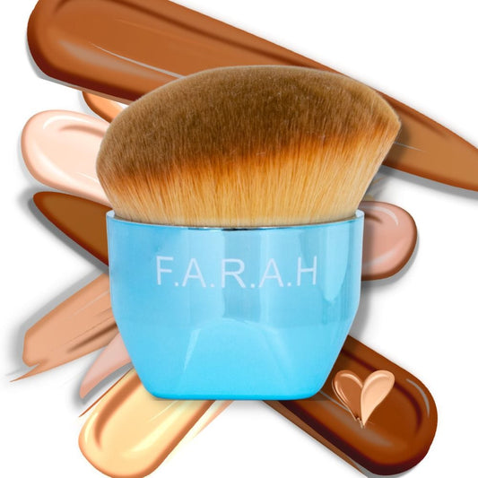 F.A.R.A.H Palm Brush – Ultra Soft & High - Density Foundation Brush for Flawless Application - Lotshop.pk