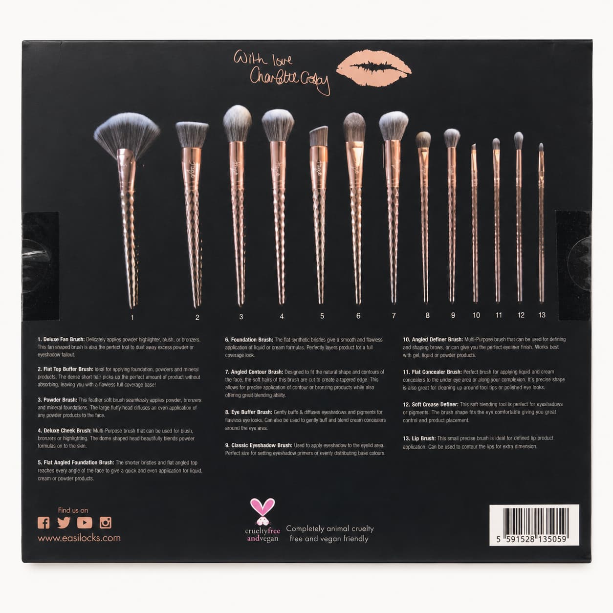 Flique 13 Piece Makeup Brush Set – Affordable Price in Pakistan