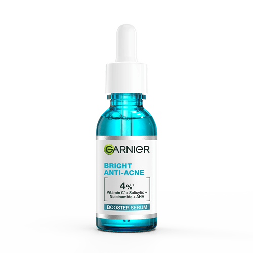 Garnier SkinActive Fast Clear Acne - Prone Skin Booster Serum with 4% Salicylic Acid + Vitamin C, 15ml - Lotshop.pk