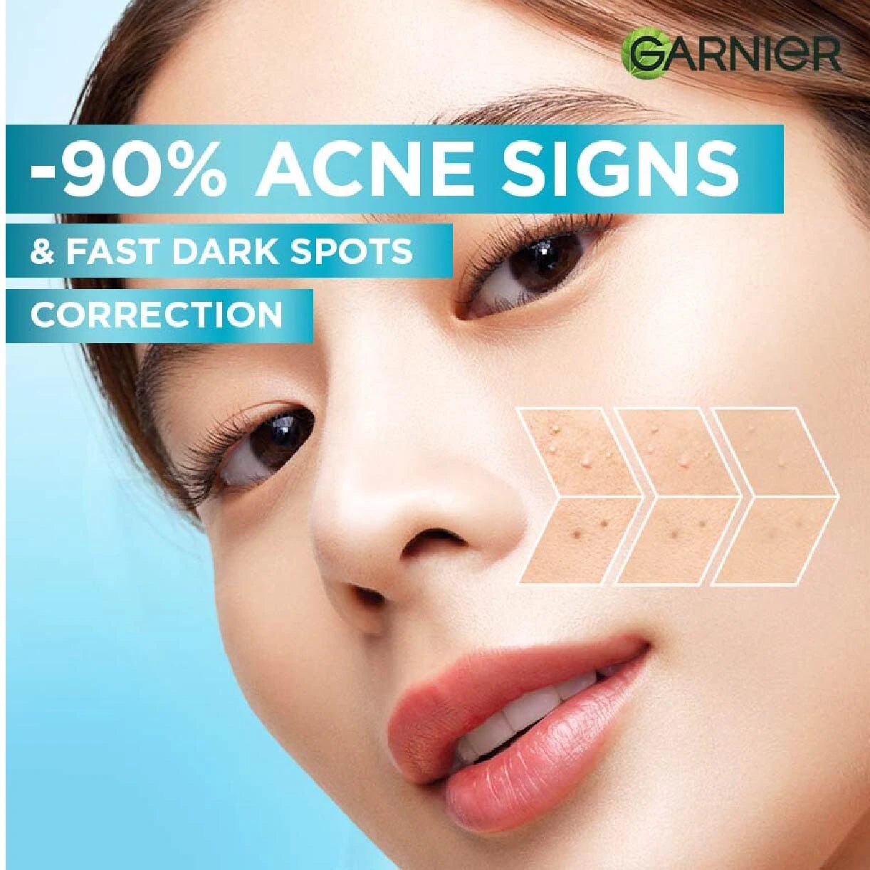 Garnier SkinActive Fast Clear Acne - Prone Skin Booster Serum with 4% Salicylic Acid + Vitamin C, 15ml - Lotshop.pk
