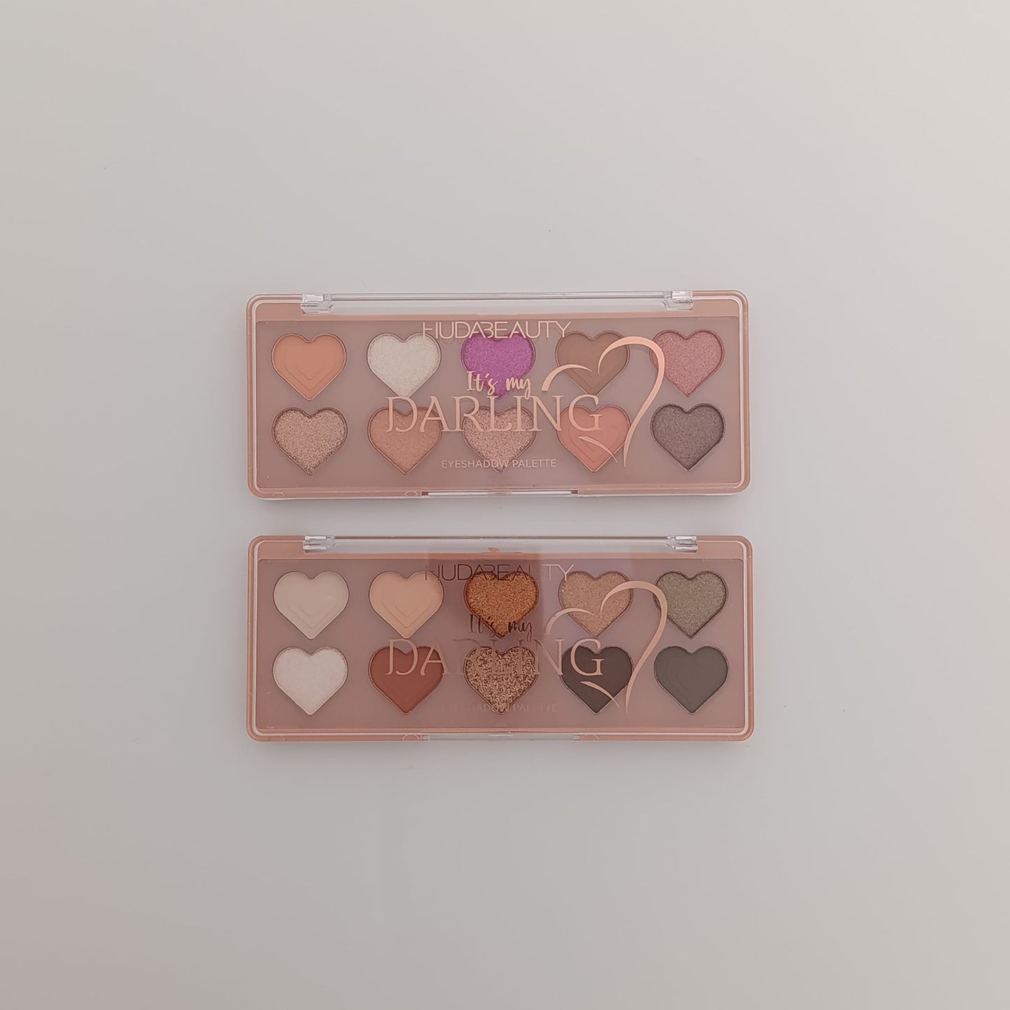 Huda Beauty “It’s My Darling” Eyeshadow Palette – 10 Heart Shades for Every Look - Lotshop.pk