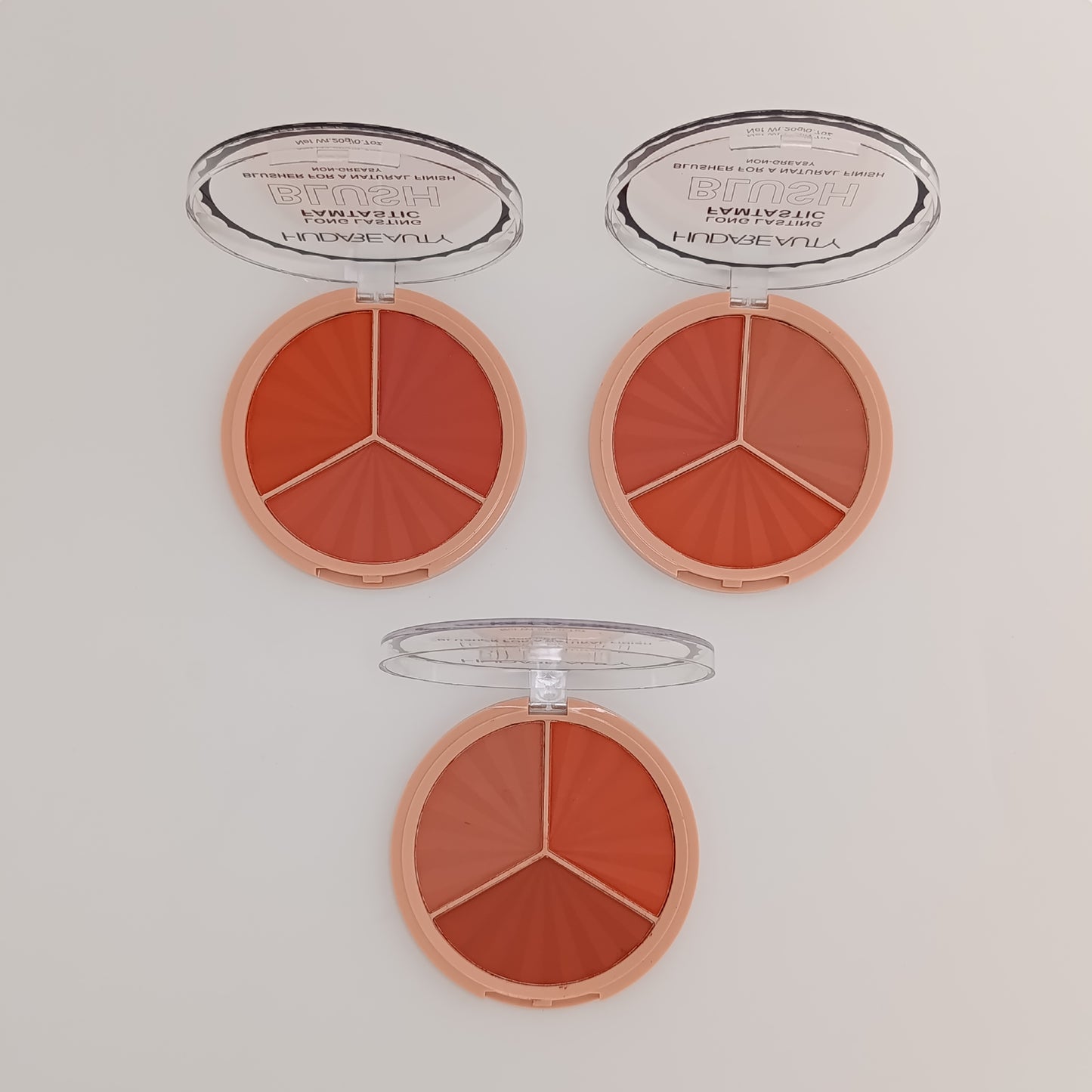 Huda Beauty Long Lasting Blush – Natural Finish with 3 Shades in 1