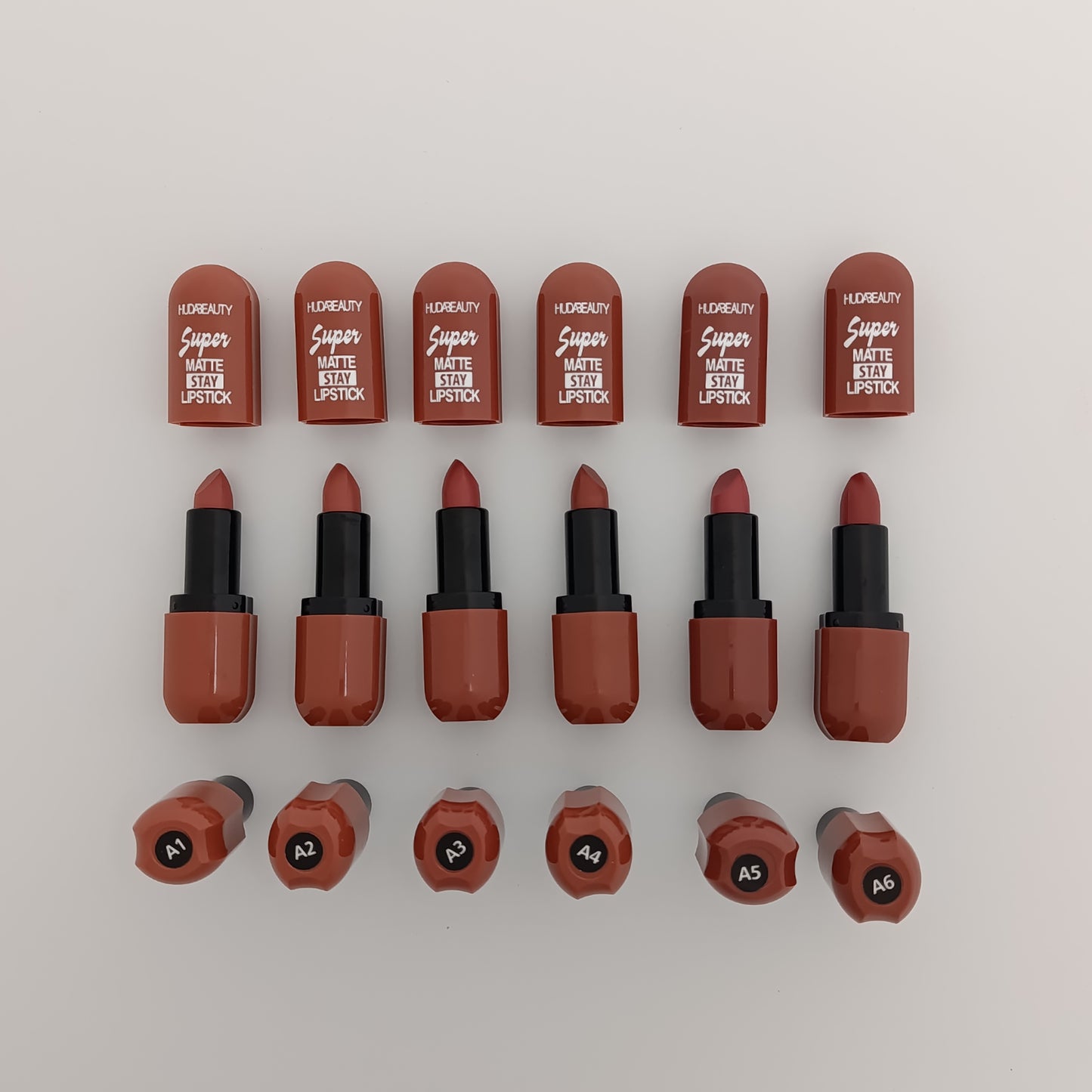 Huda Beauty Super Matte Stay Lipstick – Chocolate Shade with 24H Stay