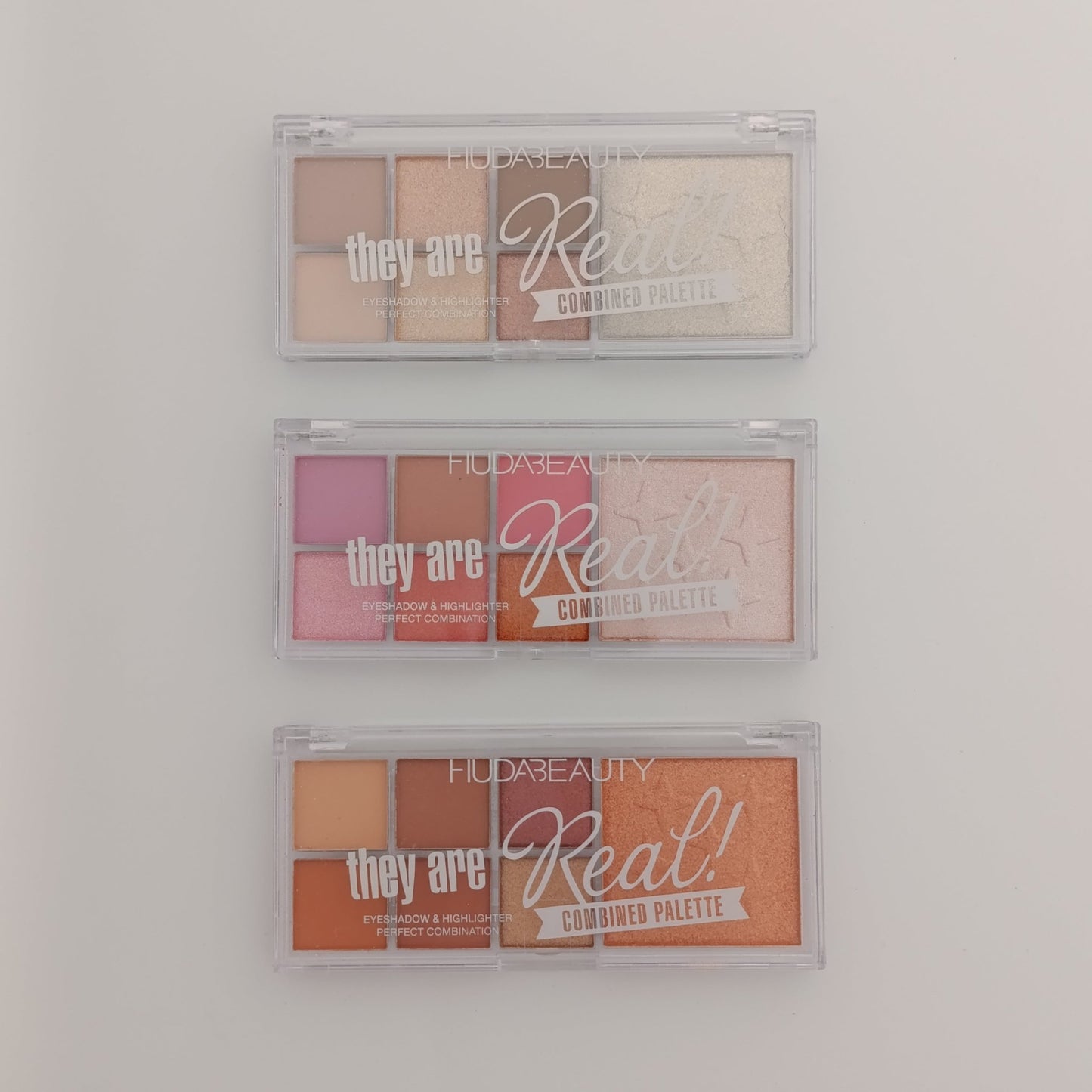Huda Beauty "They Are Real!" Combined Eyeshadow & Highlighter Palette - Lotshop.pk