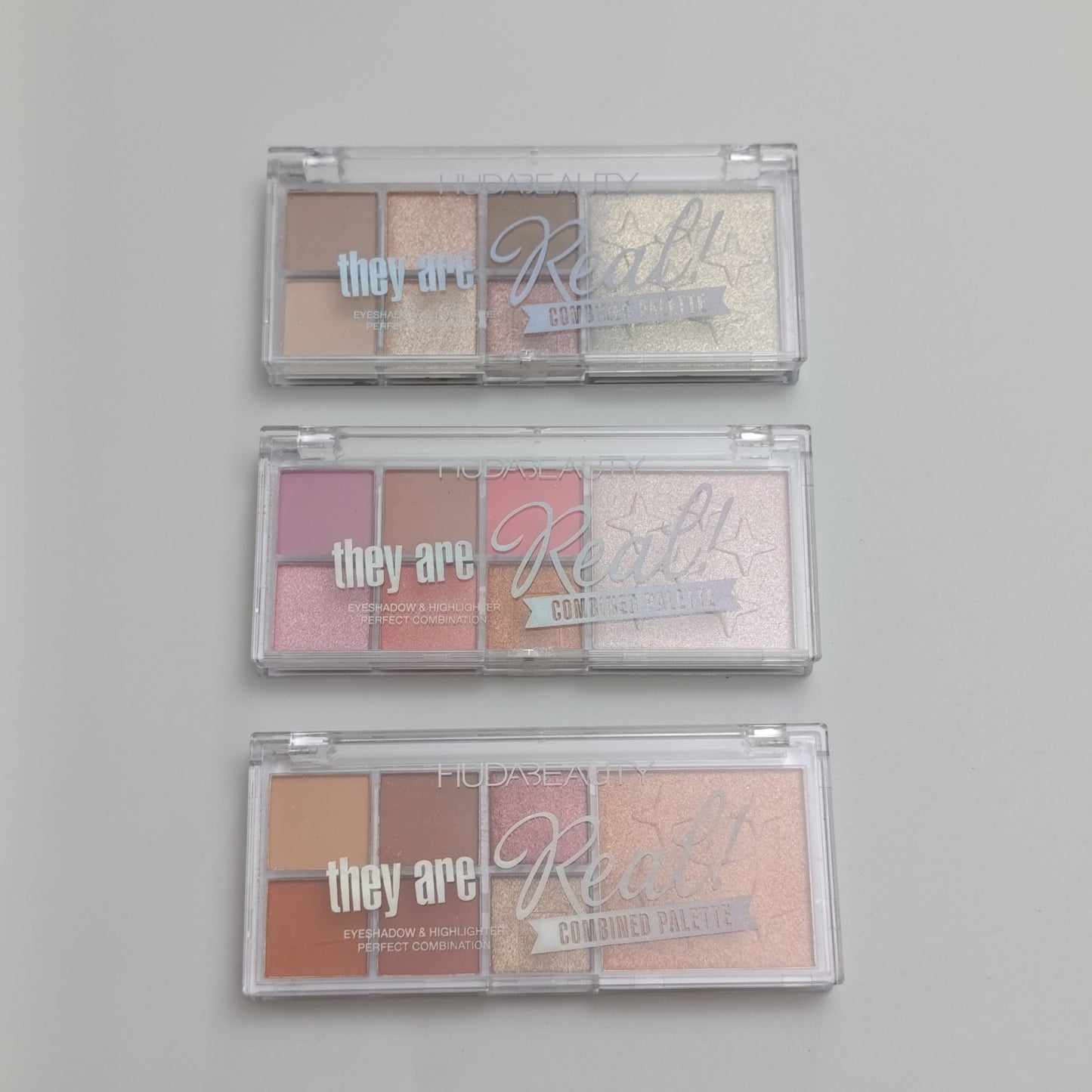 Huda Beauty "They Are Real!" Combined Eyeshadow & Highlighter Palette - Lotshop.pk