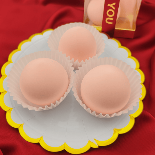 Joocyee x Lelecha Peach Makeup Blender – Soft, Cute & Precise | For All Skin Types - Lotshop.pk