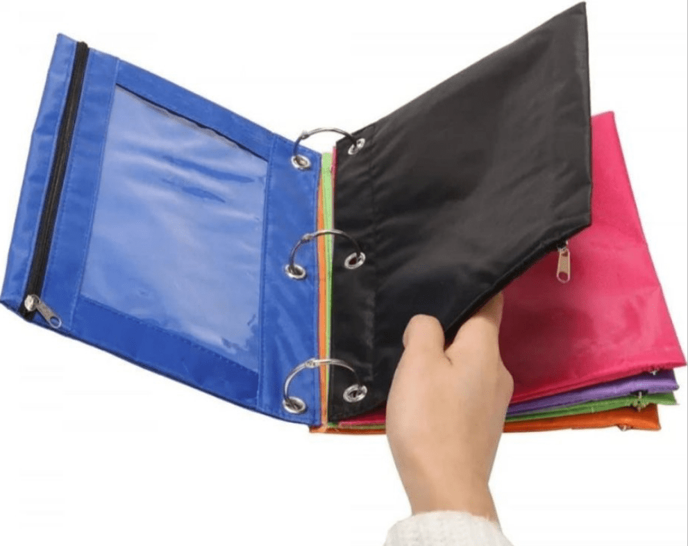 Jot 3 Ring Binder Pencil Pouch – Durable, Convenient, and Stylish Storage Pouch - Lotshop.pk