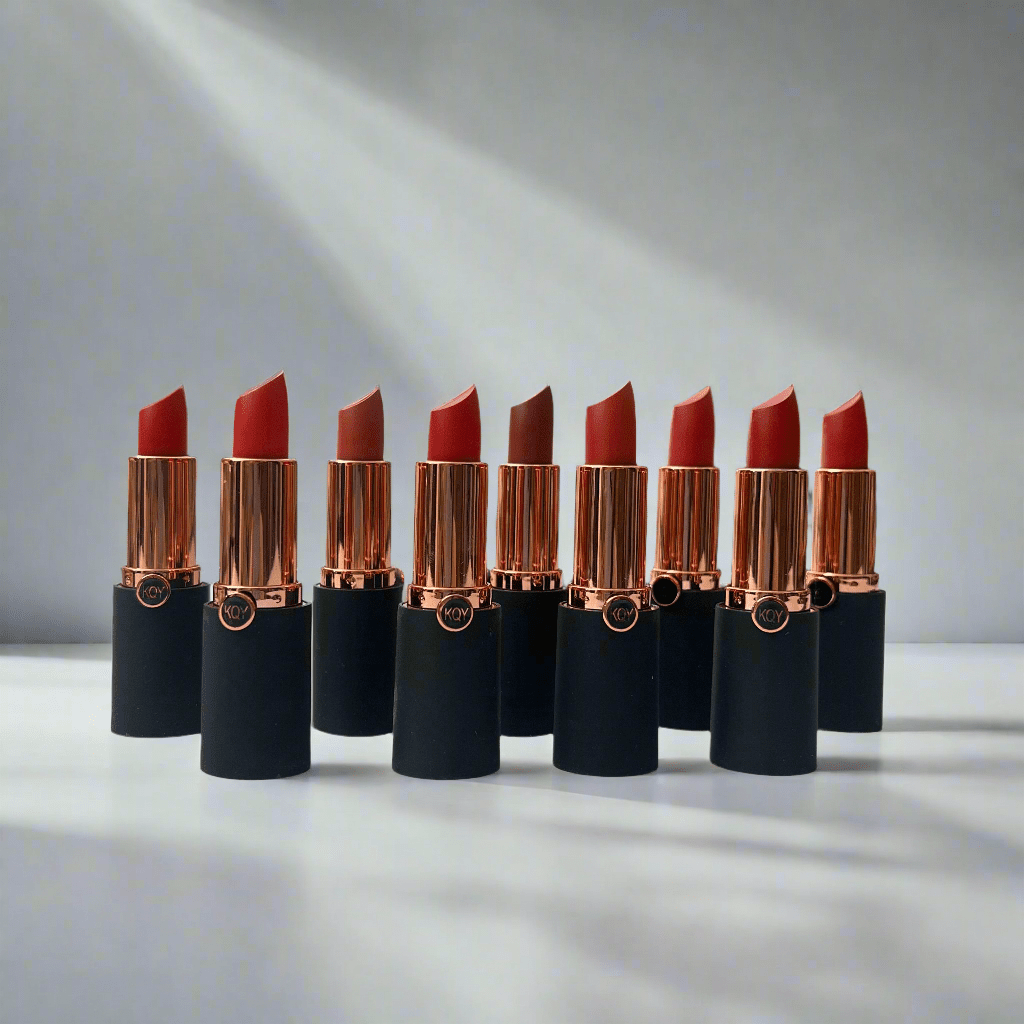 KAQIYA Matte Lipstick Set – Long - Lasting, Velvety Smooth, Highly Pigmented 💄✨ - Lotshop.pk