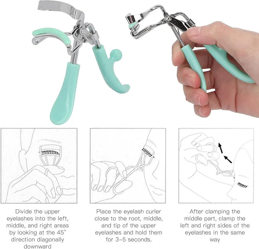 Korea Shangmei Butterfly Grip Eyelash Curler – Effortless, Long - Lasting Curl! 💖 - Lotshop.pk