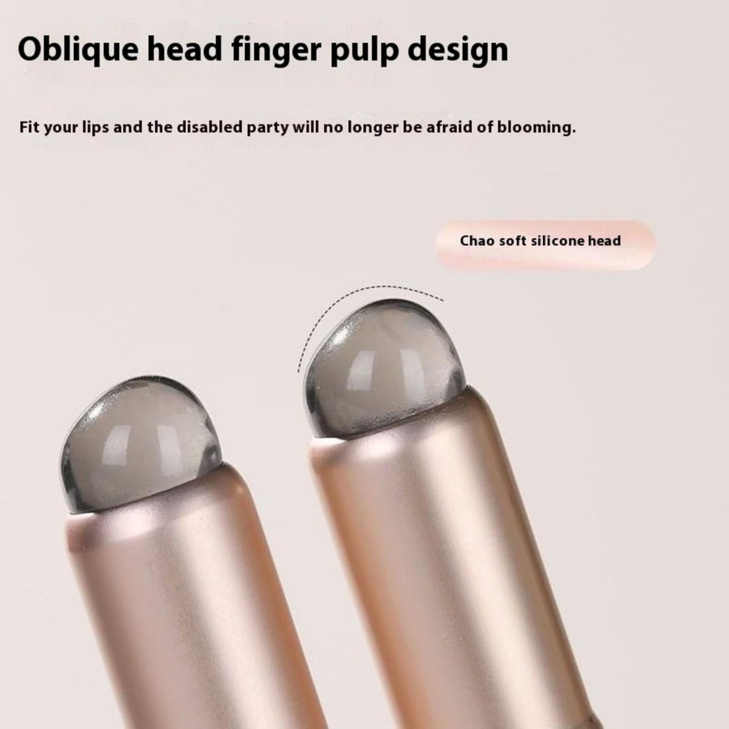 Lip and Concealer Applicator Silicone Tip Brush – For Smooth Application - Lotshop.pk