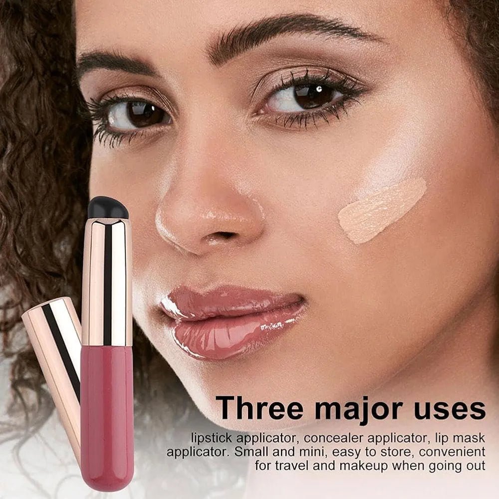 Lip and Concealer Applicator Silicone Tip Brush – For Smooth Application - Lotshop.pk