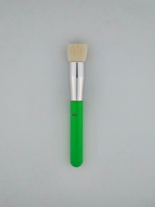 Lurella Flat Top Foundation/Contour Brush - Green β Precision Blending - Lotshop.pk