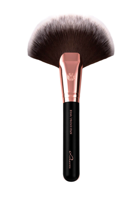 Luvia E210 Prime Fan Makeup Brush – Professional Highlighting & Finishing Brush - Lotshop.pk