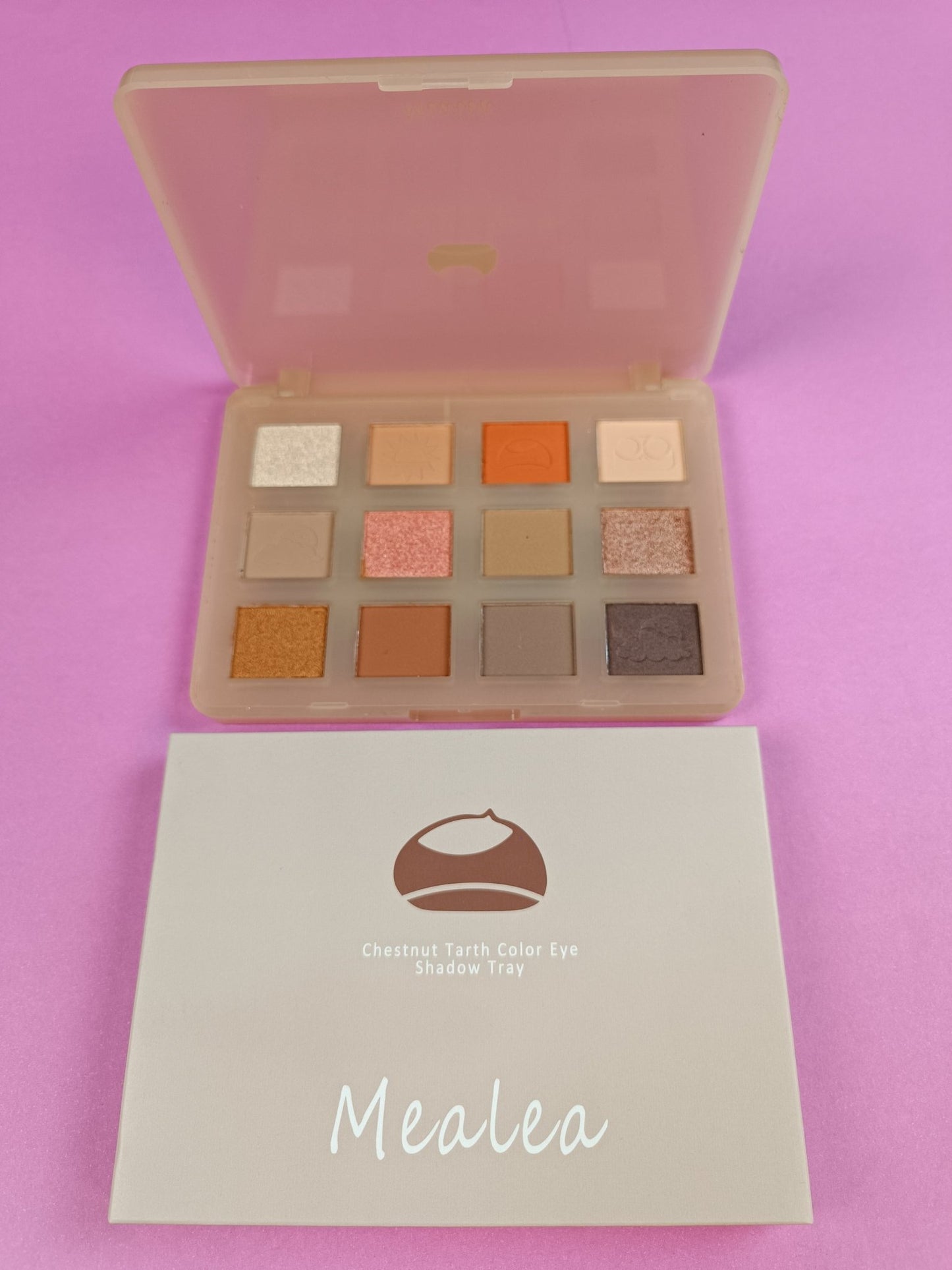 MEALEA Chestnut Earth color eyeshadow tray - Lotshop.pk