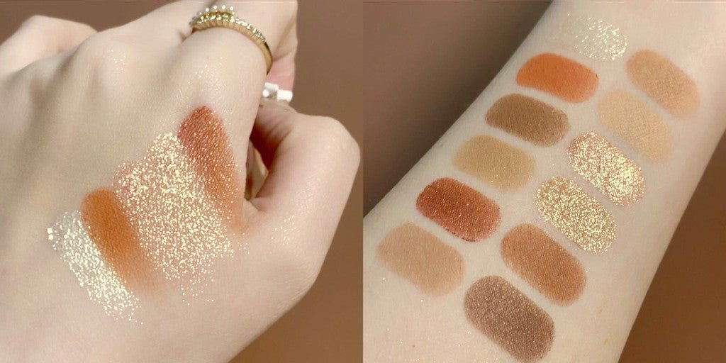 MEALEA Chestnut Earth color eyeshadow tray - Lotshop.pk