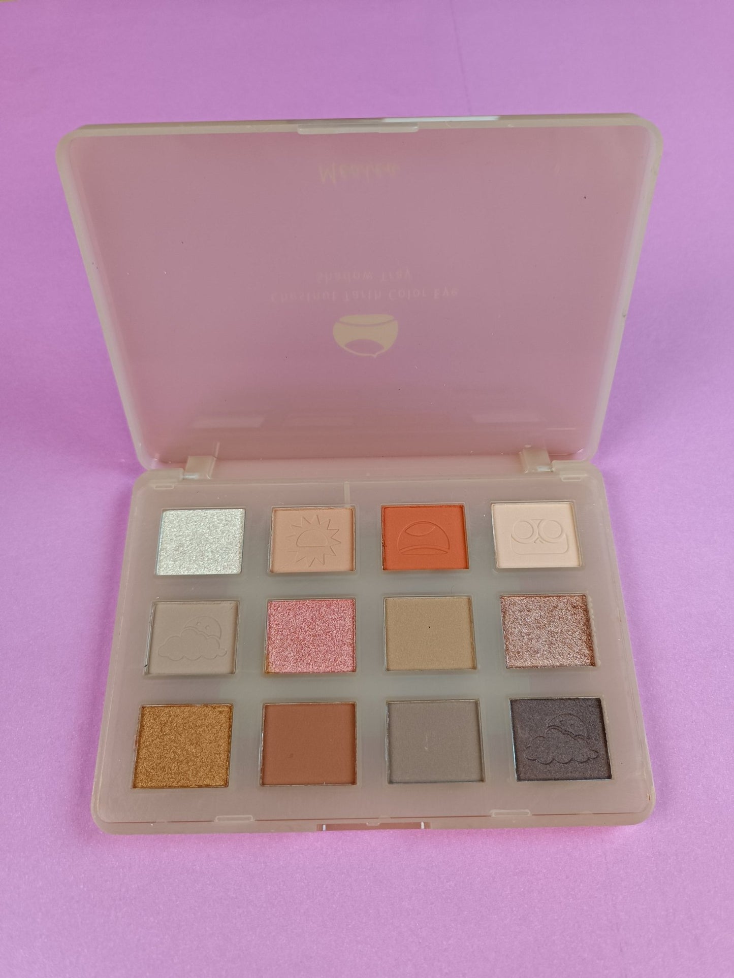 MEALEA Chestnut Earth color eyeshadow tray - Lotshop.pk