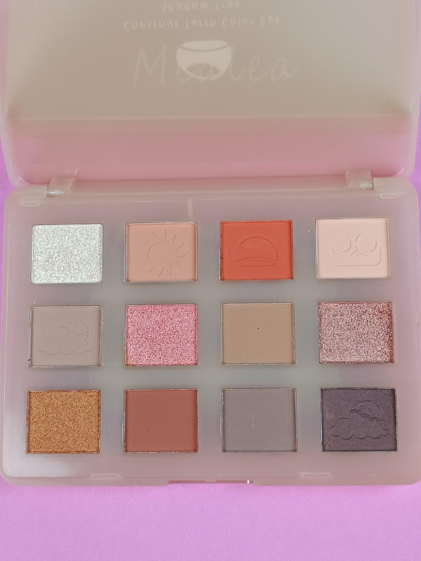 MEALEA Chestnut Earth color eyeshadow tray - Lotshop.pk