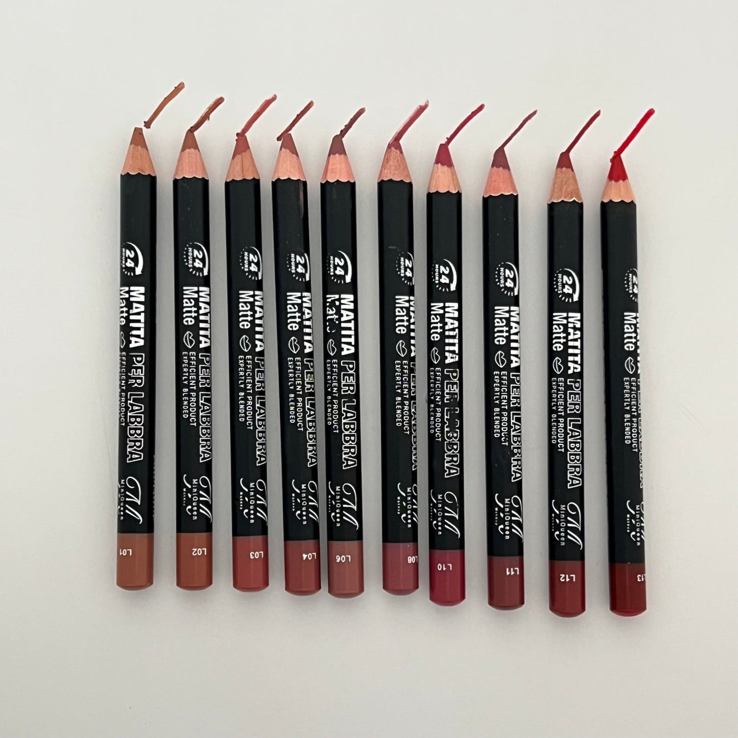 MiniQueen Matte Lip Liner – Smudge - Proof & Ultra - Pigmented Definition! - Lotshop.pk