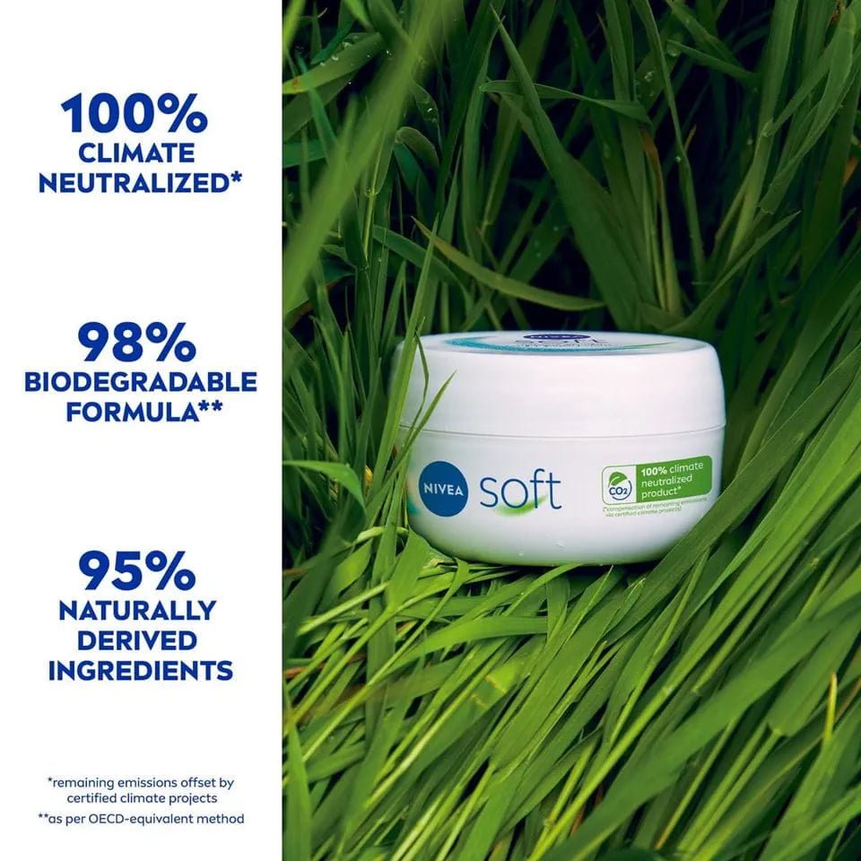 NIVEA Soft Moisturizing Cream - (Face, Body & Hands) - Lotshop.pk