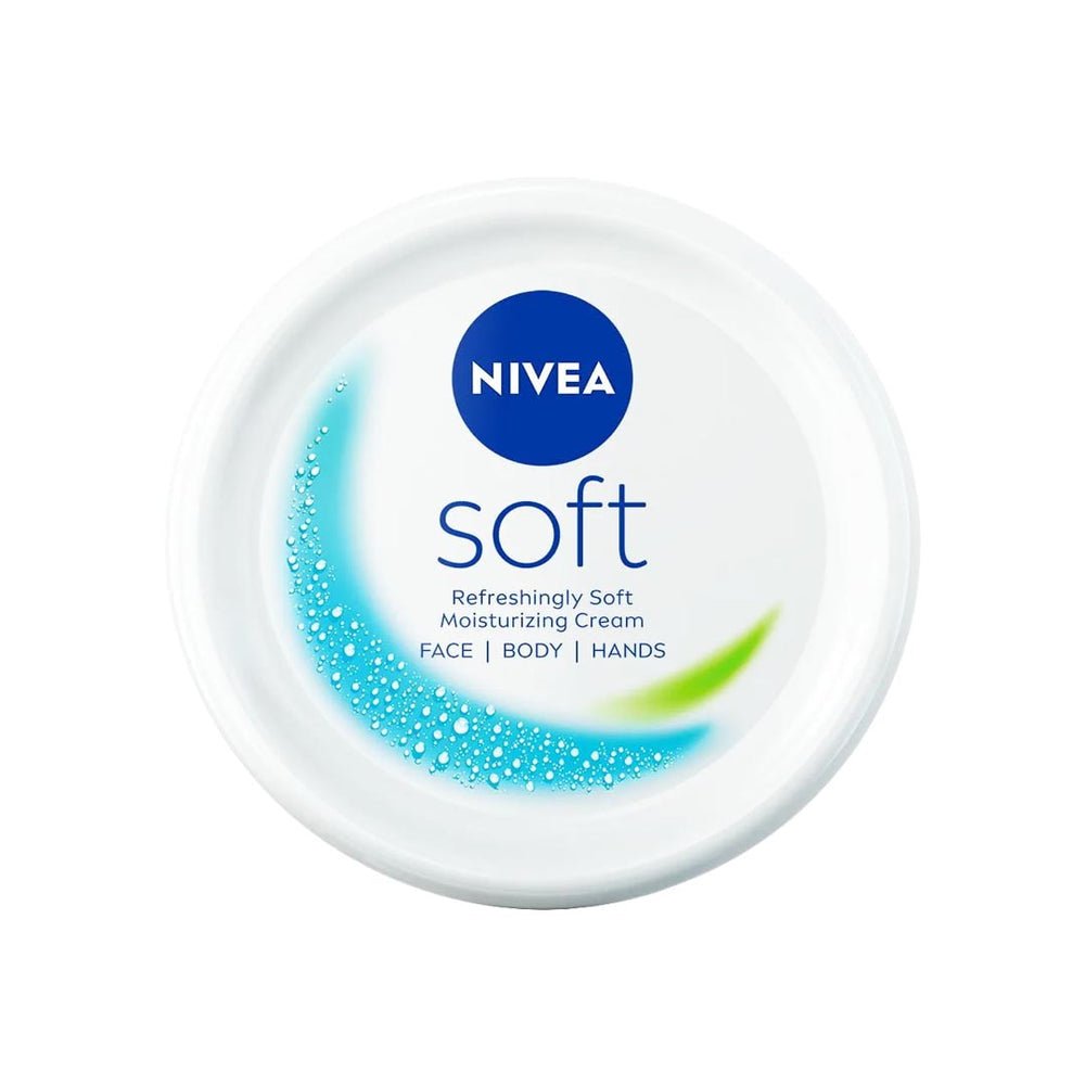 NIVEA Soft Moisturizing Cream - (Face, Body & Hands) - Lotshop.pk