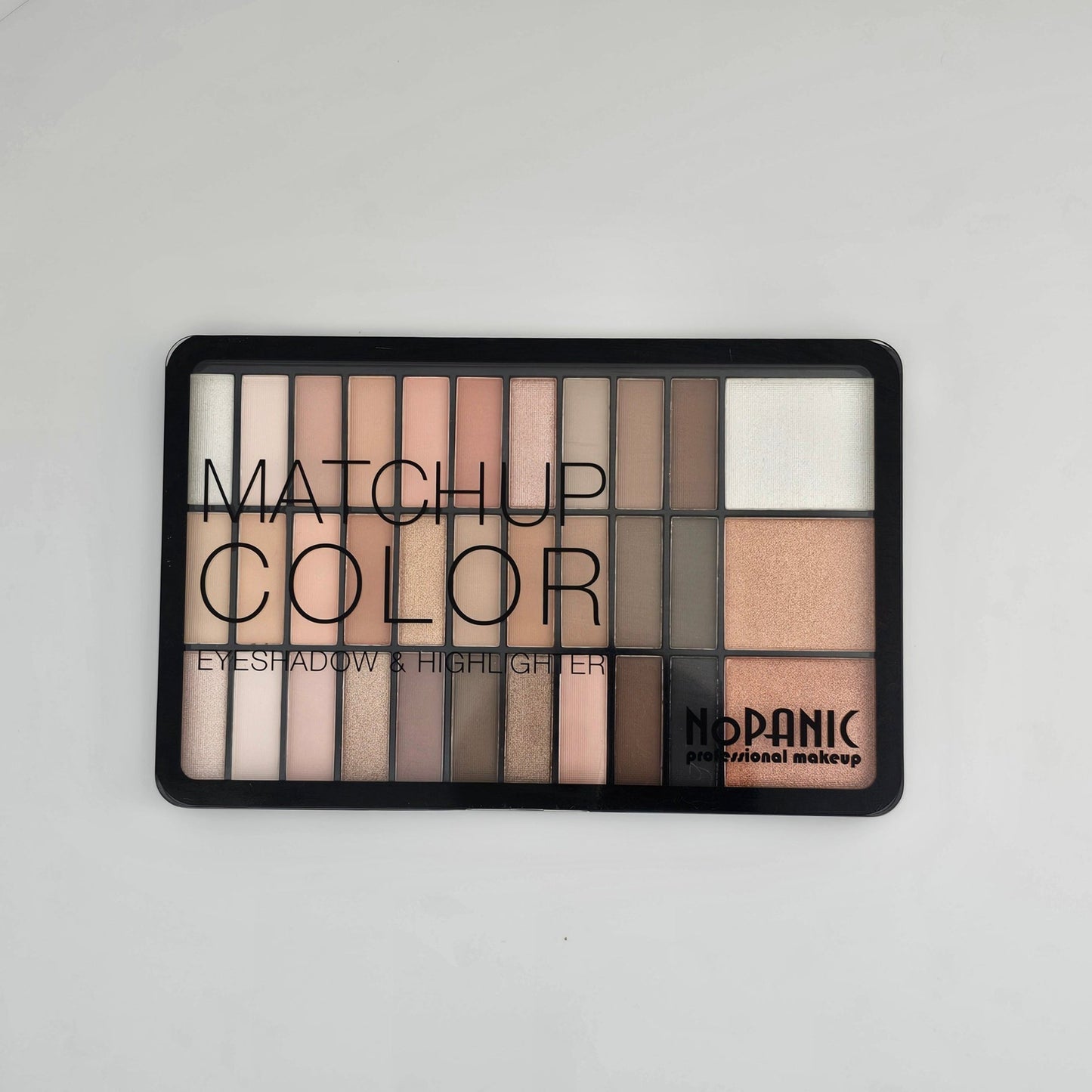NoPanic Professional Makeup Matchup Color Eyeshadow & Highlighter Palette - Lotshop.pk