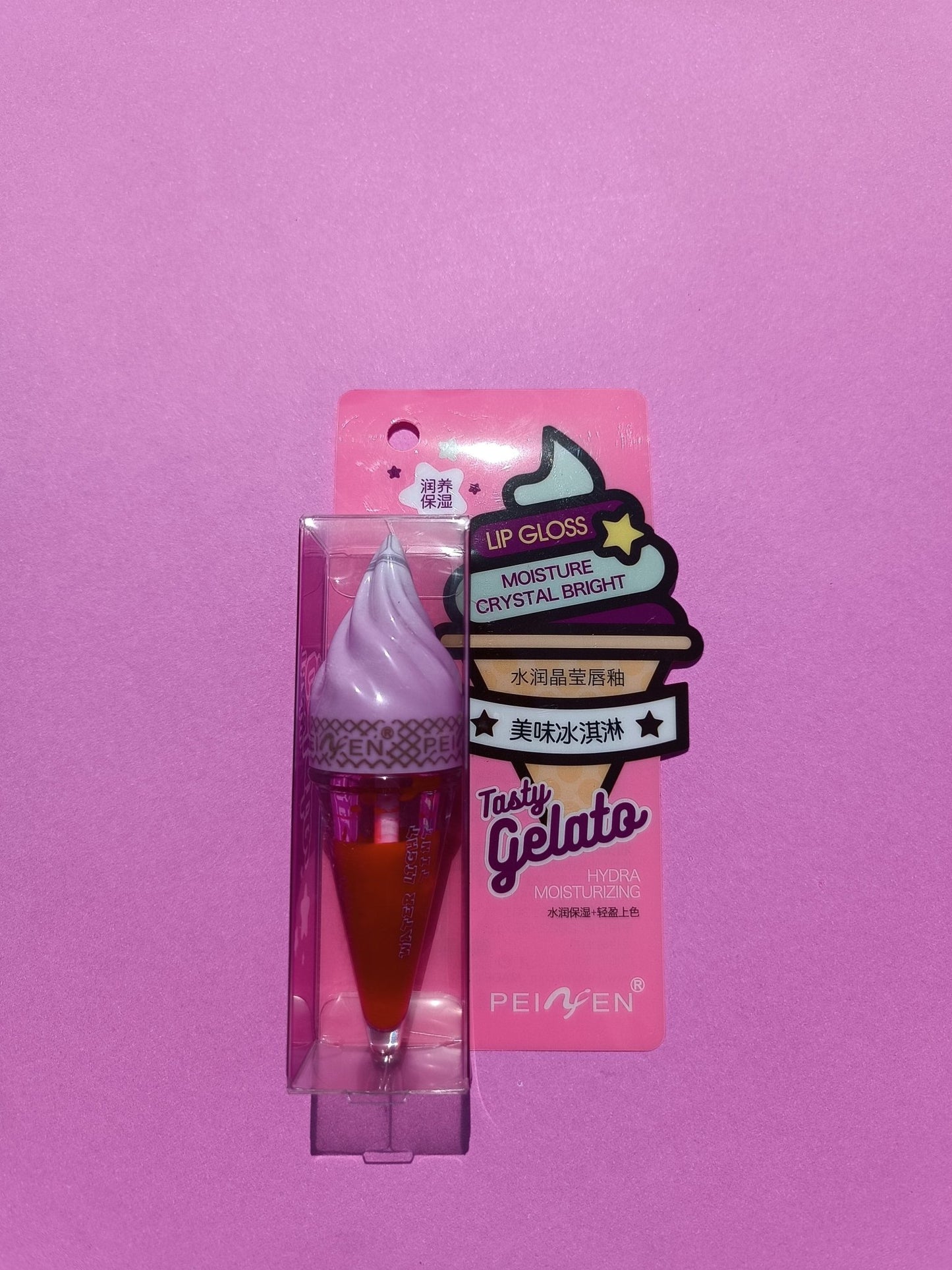 Peinyen tasty gelata lipgloss Available at Lotshop.pk