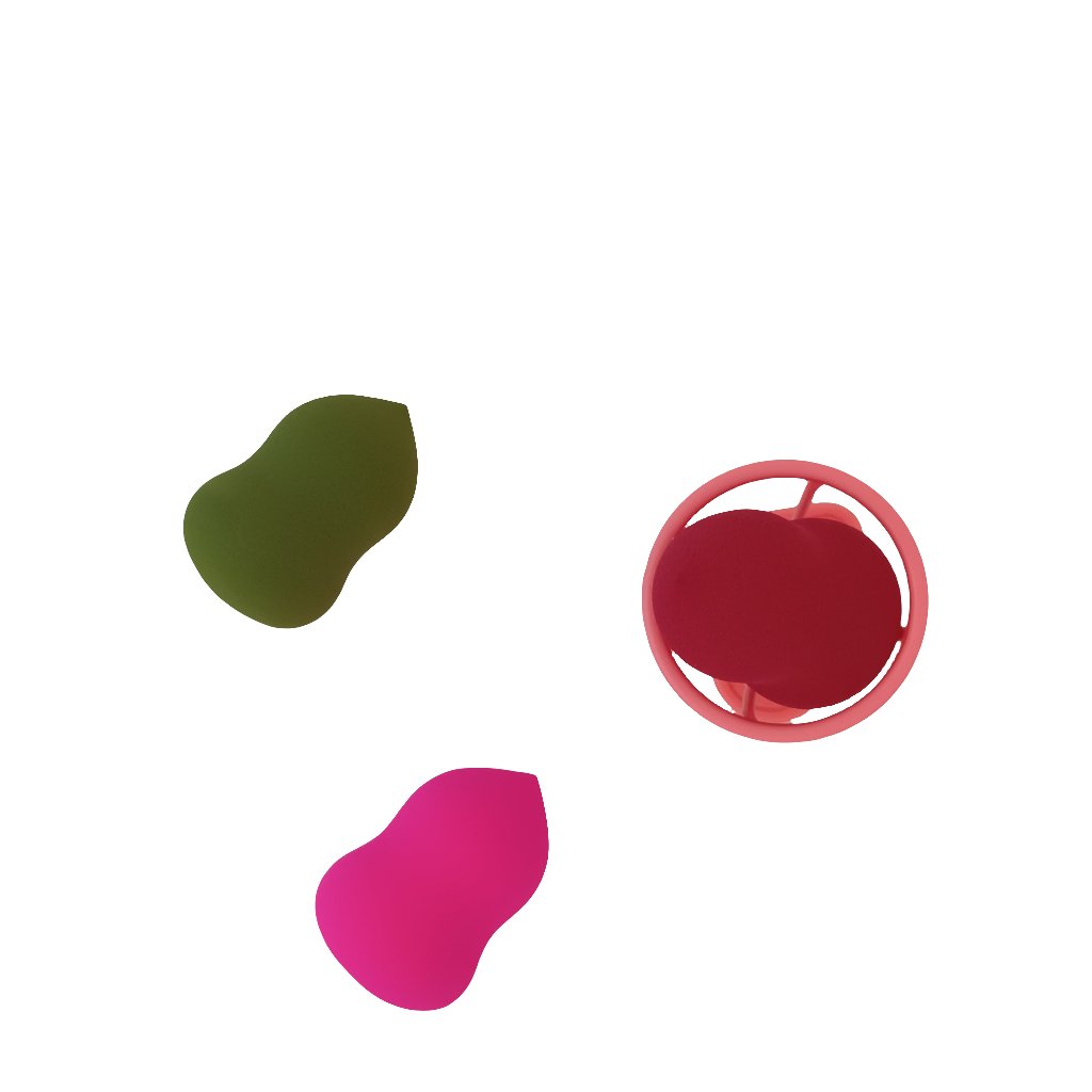 π Pheaya Beauty Makeup Sponge Set β 3 Foundation Puffs with Holder πβ¨ - Lotshop.pk