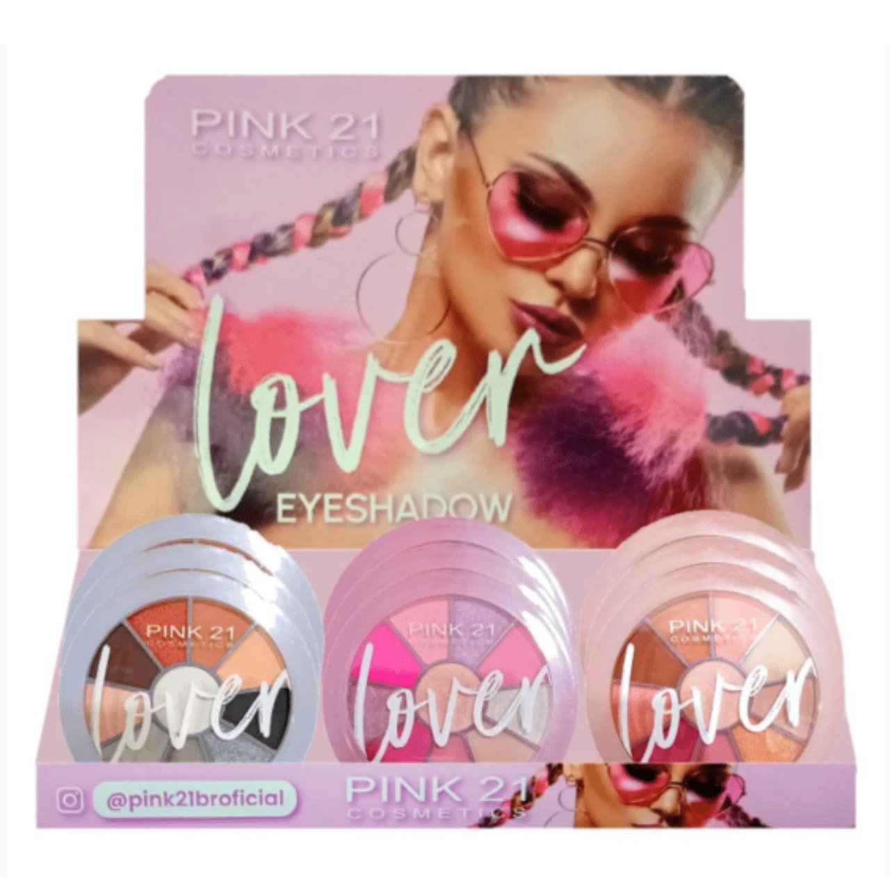 Pink 21 Lover Eyeshadow Palette Available at Lotshop.pk