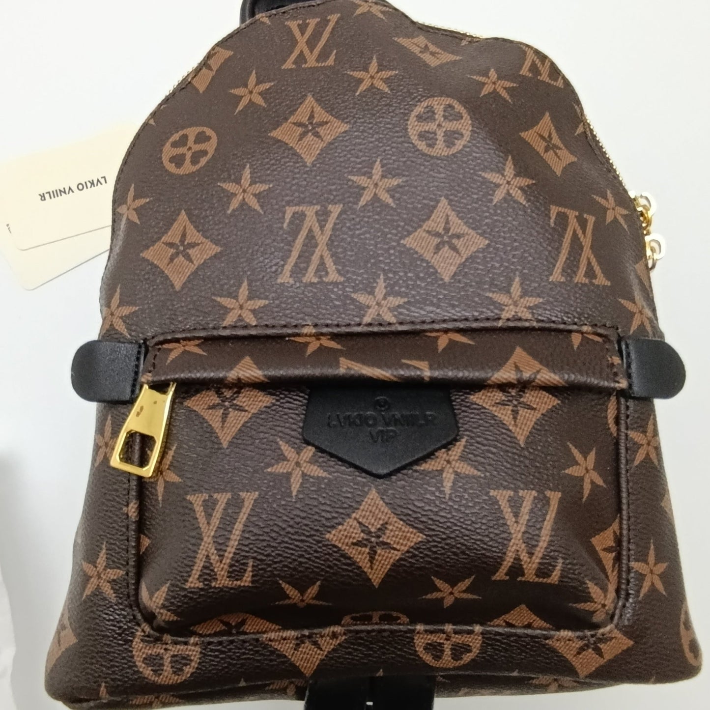 Premium Monogram Mini Backpack πβ Stylish & Versatile - 1622 - Lotshop.pk