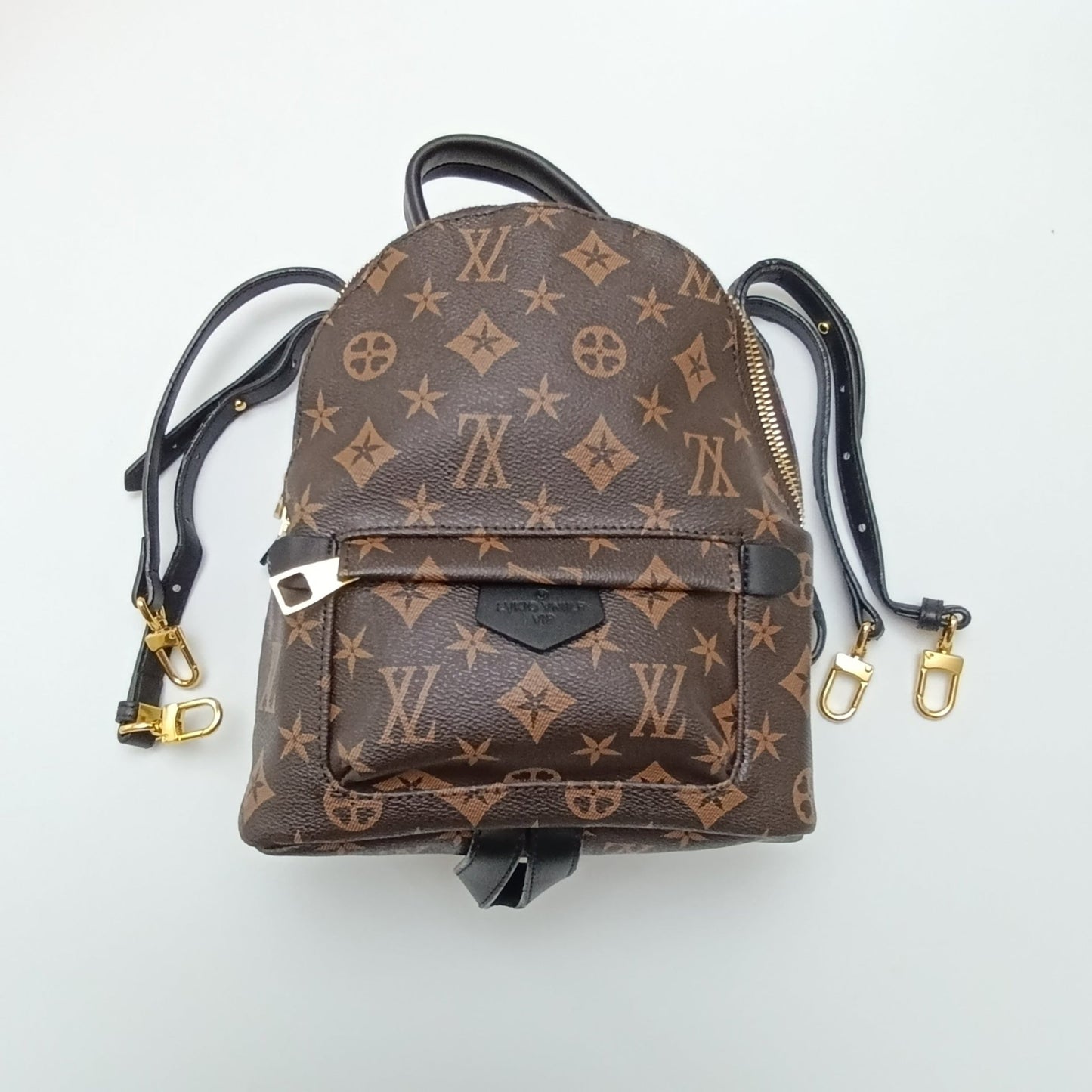 Premium Monogram Mini Backpack πβ Stylish & Versatile - 1622 - Lotshop.pk