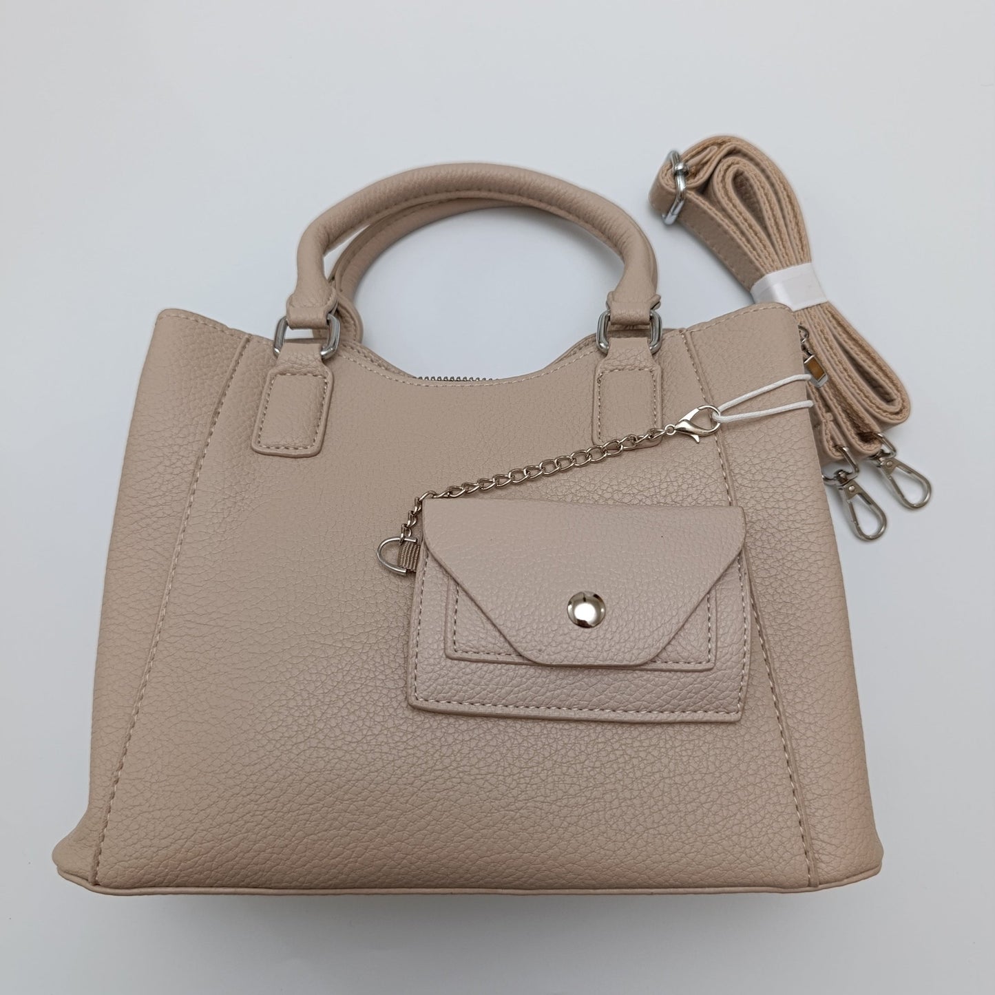 Premium Multi - Compartment Handbag for Women – Elegant Design, Adjustable Strap - 8523 - Lotshop.pk