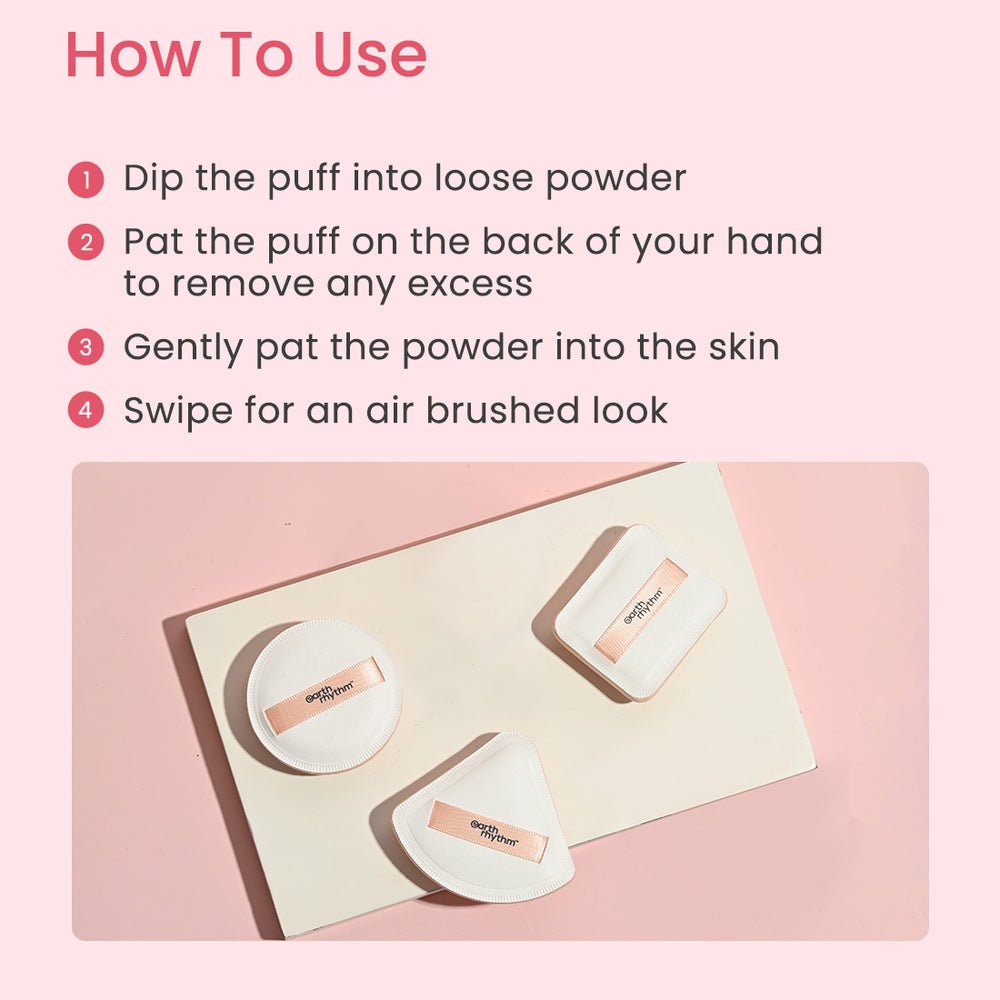 Premium Velvet Powder Puff 1Pc – Soft, Reusable for Flawless Makeup - Lotshop.pk