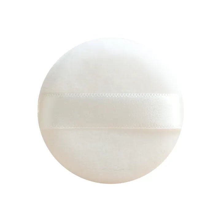 Premium Velvet Powder Puff with Satin Strap | Soft & Flawless Application - Lotshop.pk